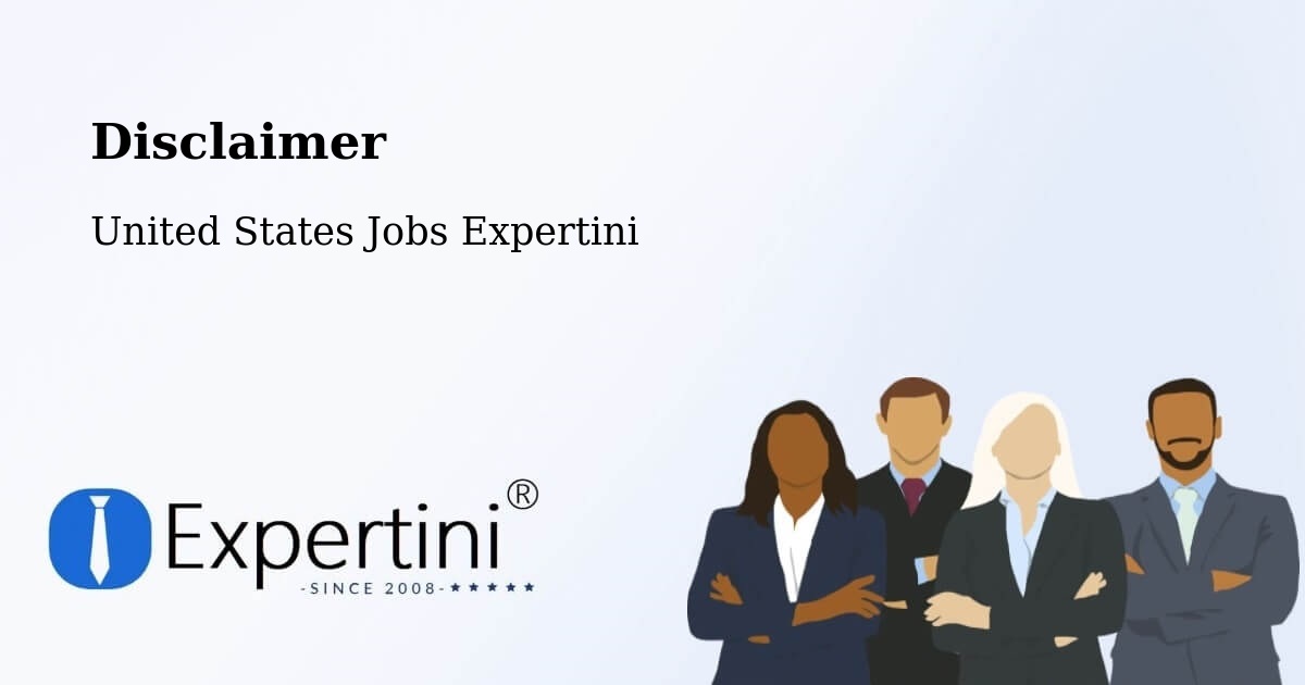 Disclaimer – Annapolis - United States Jobs Expertini
